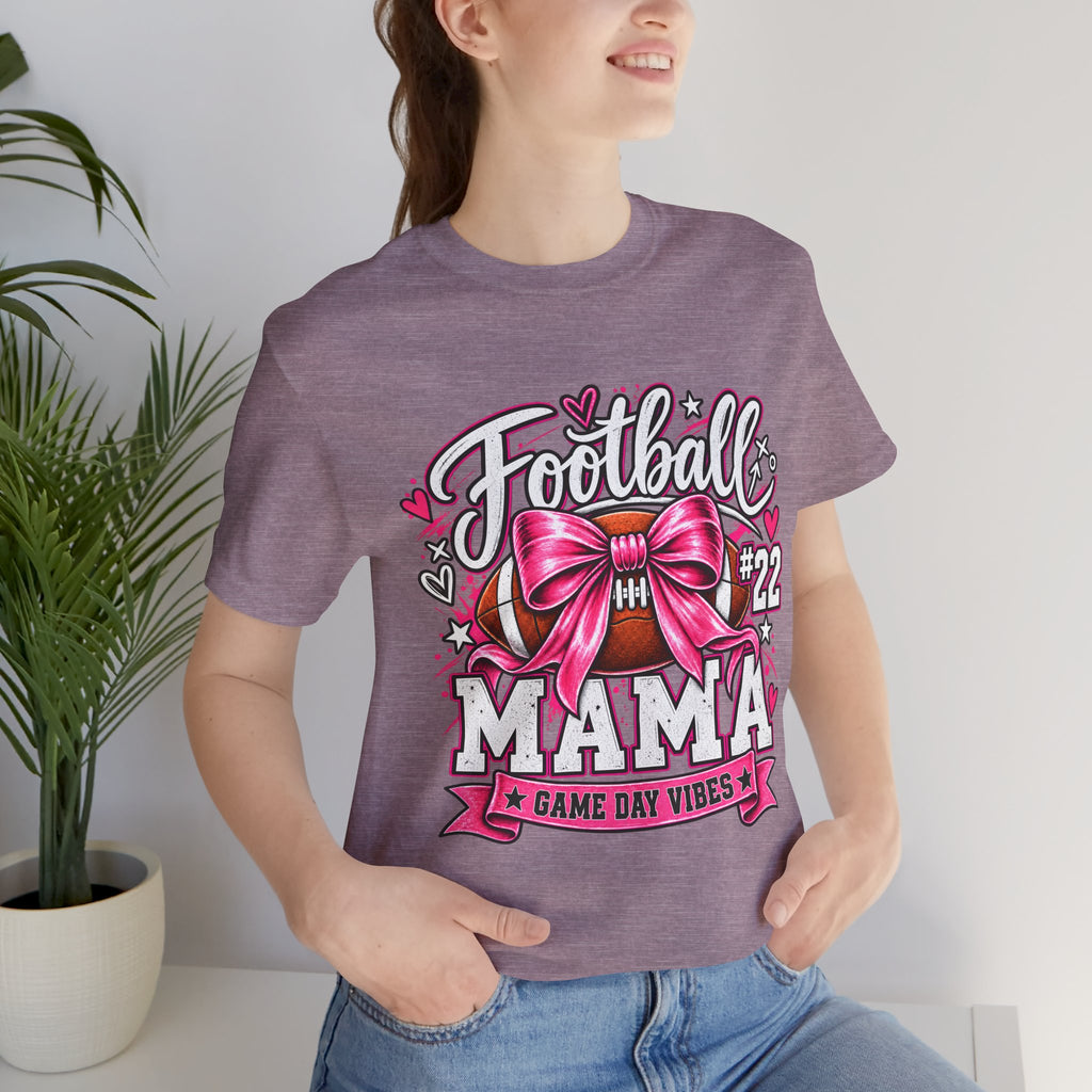 Football Mom Personalized Shirt Custom Player Name Number Player Game Day Tee