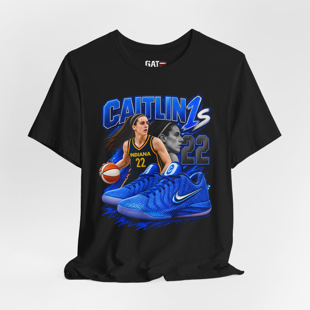 Caitlin Clark Caitlin 1s Blue Racer Sneaker Shirt