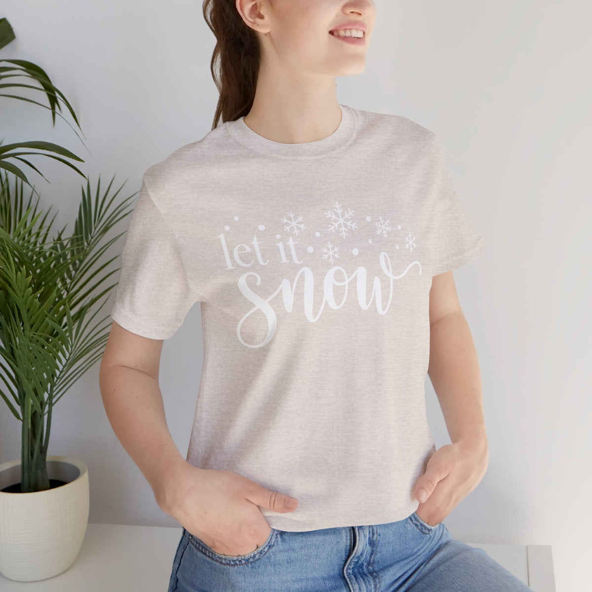 Let It Snow Winter Shirt - product mockup view 23