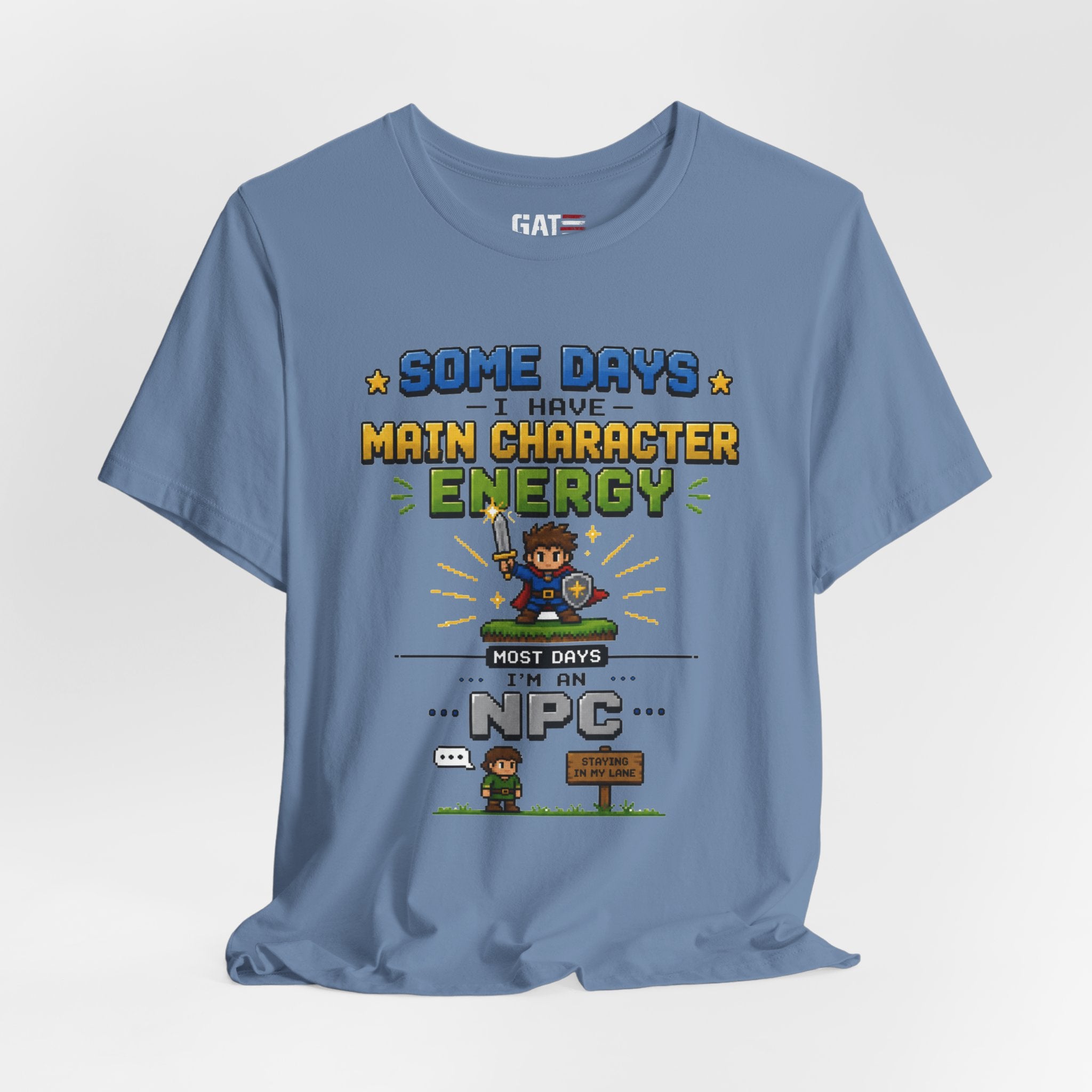 Main Character Energy Shirt | Retro Gaming Tee
