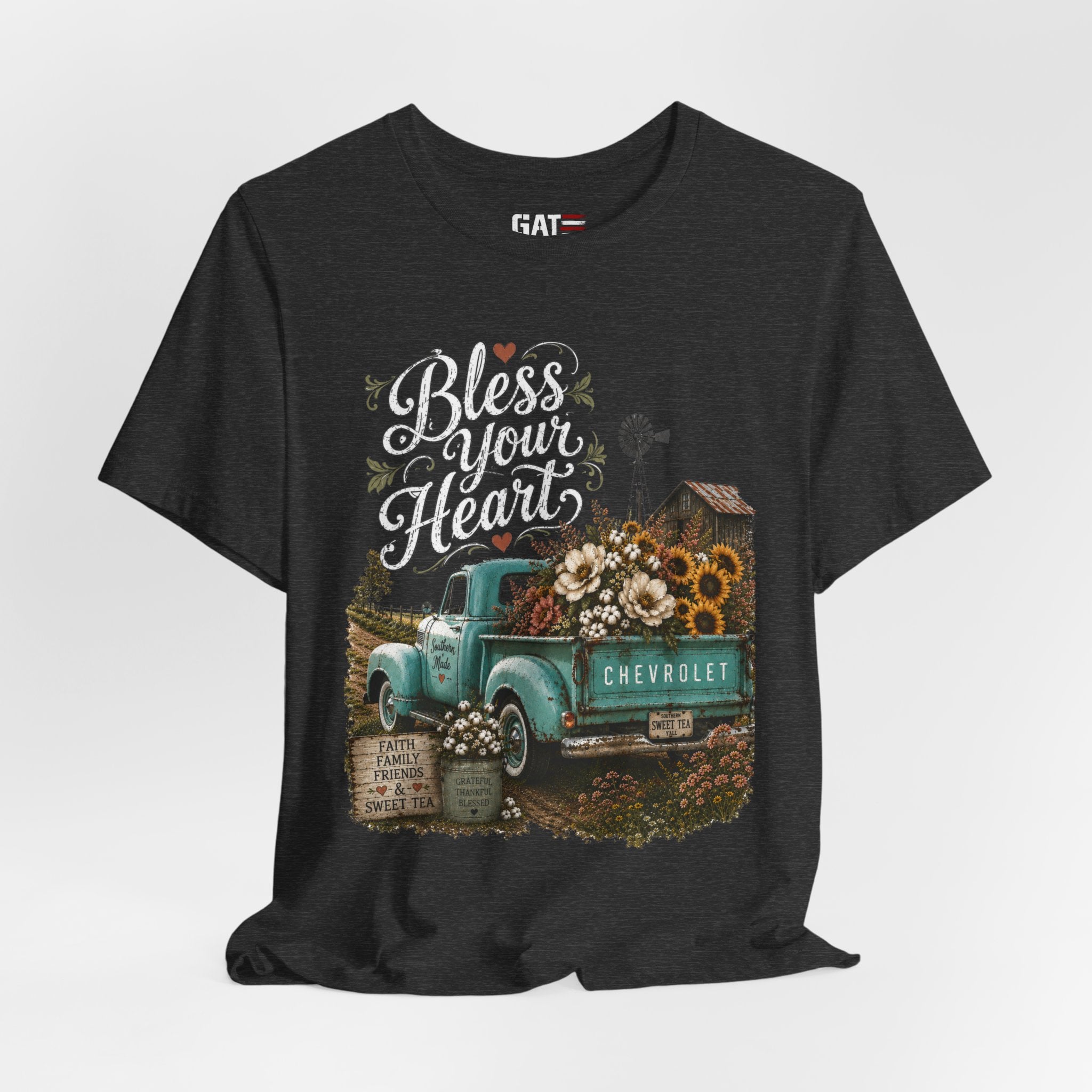 Funny Southern Shirt, Bless Your Heart Tee, Southern Humor Graphic Tee, Magnolia Floral Shirt, Country Girl Gift, Farmhouse Style Tee