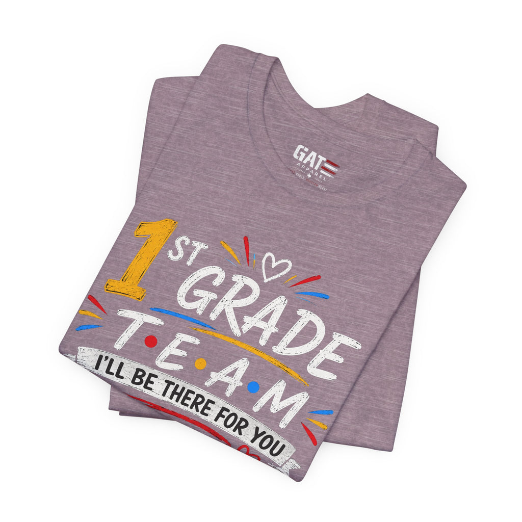 1st Grade Team Tee, Teacher Squad Shirt, Color Dot Inspired Teacher Shirt, Grade Level Team Gift, School Staff Apparel, Friends Theme