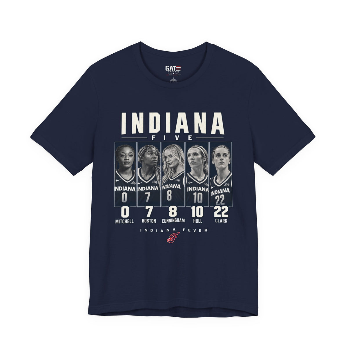 Indiana Fever The Five Shirt | Caitlin Clark WNBA Basketball Tee