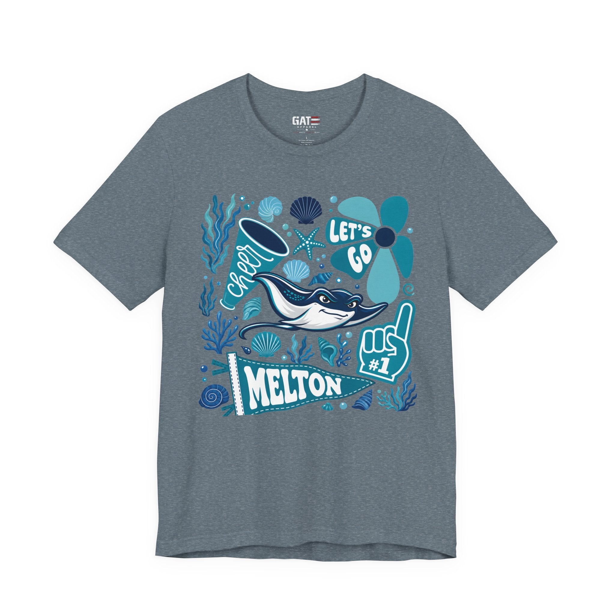 Melton Graphic Tee — 'Let's Go' Ocean Adventure T-Shirt