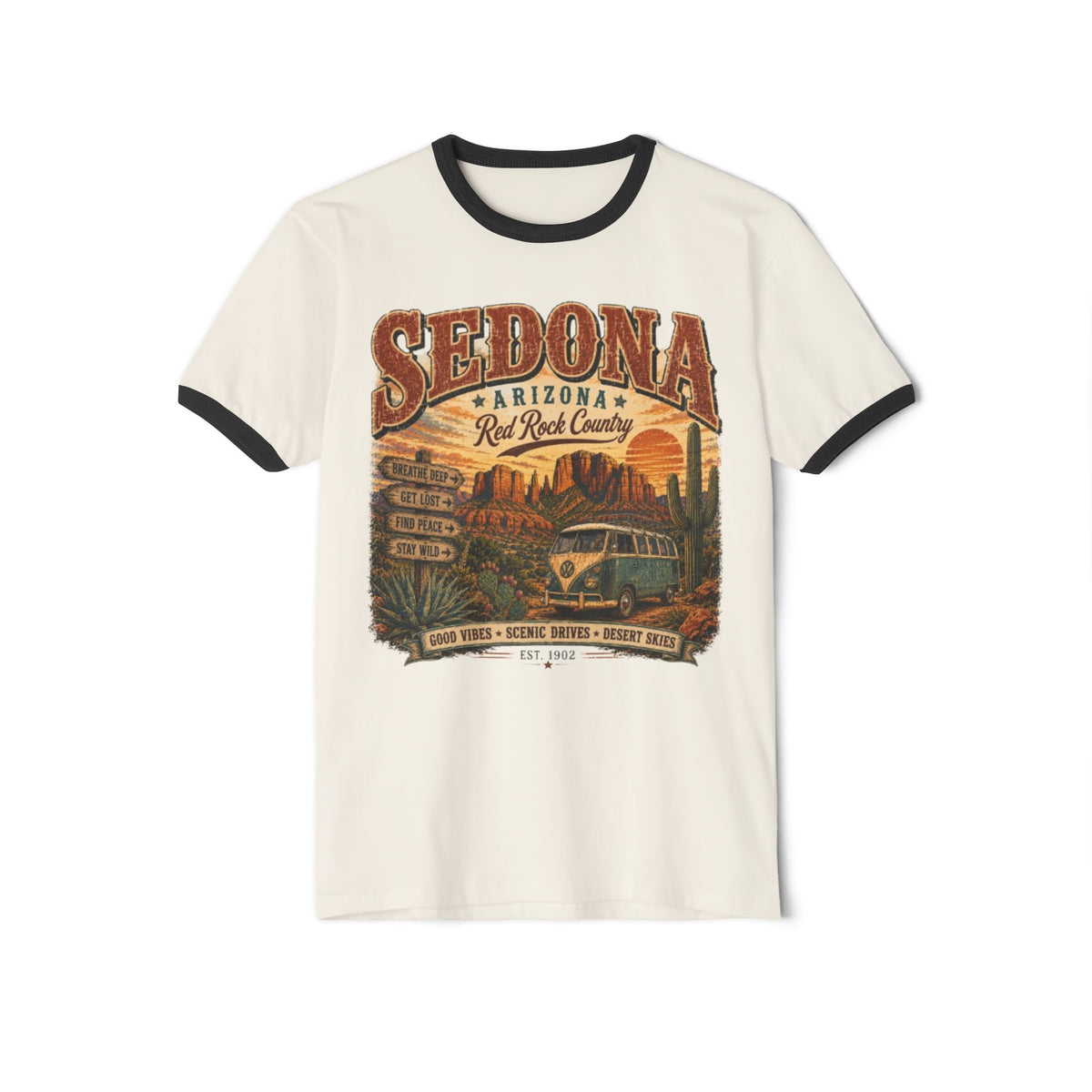 Sedona Arizona Van Ringer Shirt | Red Rock Road Trip Tee