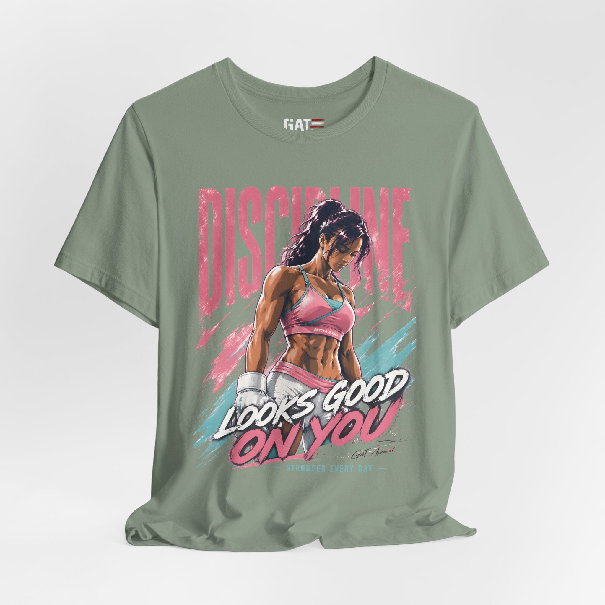 Discipline Looks Good On You Shirt, Women's Gym Shirt, Motivational Workout Tee, Fitness Graphic T Shirt, Cute Gym Apparel, Weightlifting