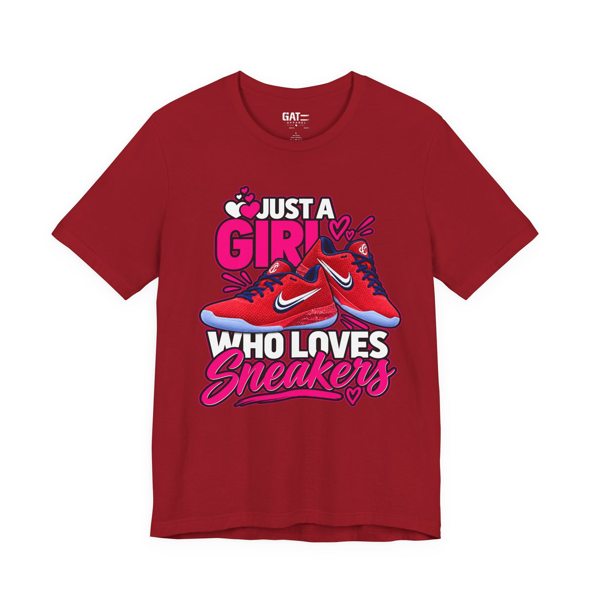 Caitlin Clark Caitlin 1s Just a Girl Sneaker Shirt | Style 2