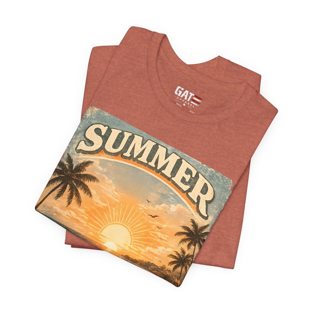 Du Bist Gut Genug Shirt, You Are Enough Tee, Summer Beach Sunset Graphic Shirt, German Quote Retro Aesthetic Tee