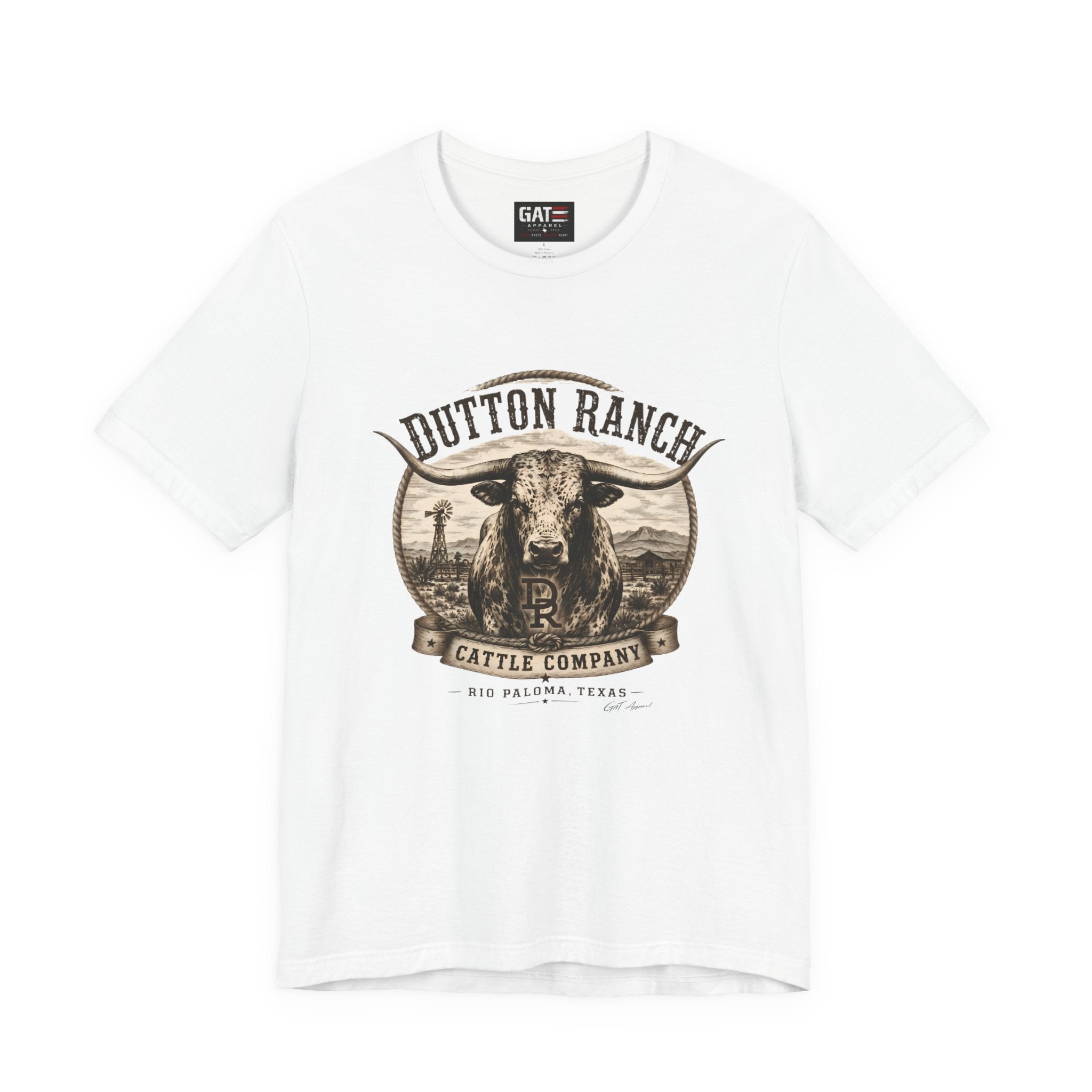 Dutton Ranch Cattle Company Shirt | Yellowstone Inspired Longhorn Tee
