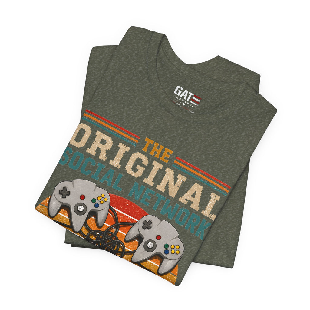 Original Social Network Shirt, Retro Gamer Shirt, N64 Inspired Gaming Tee, 90s Gamer Gift, Vintage Video Game Shirt