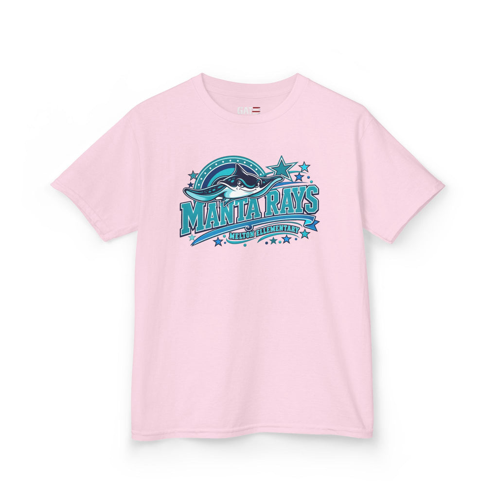 Melton Kids Tee — 'Manta Rays' Ocean Graphic Youth Tee