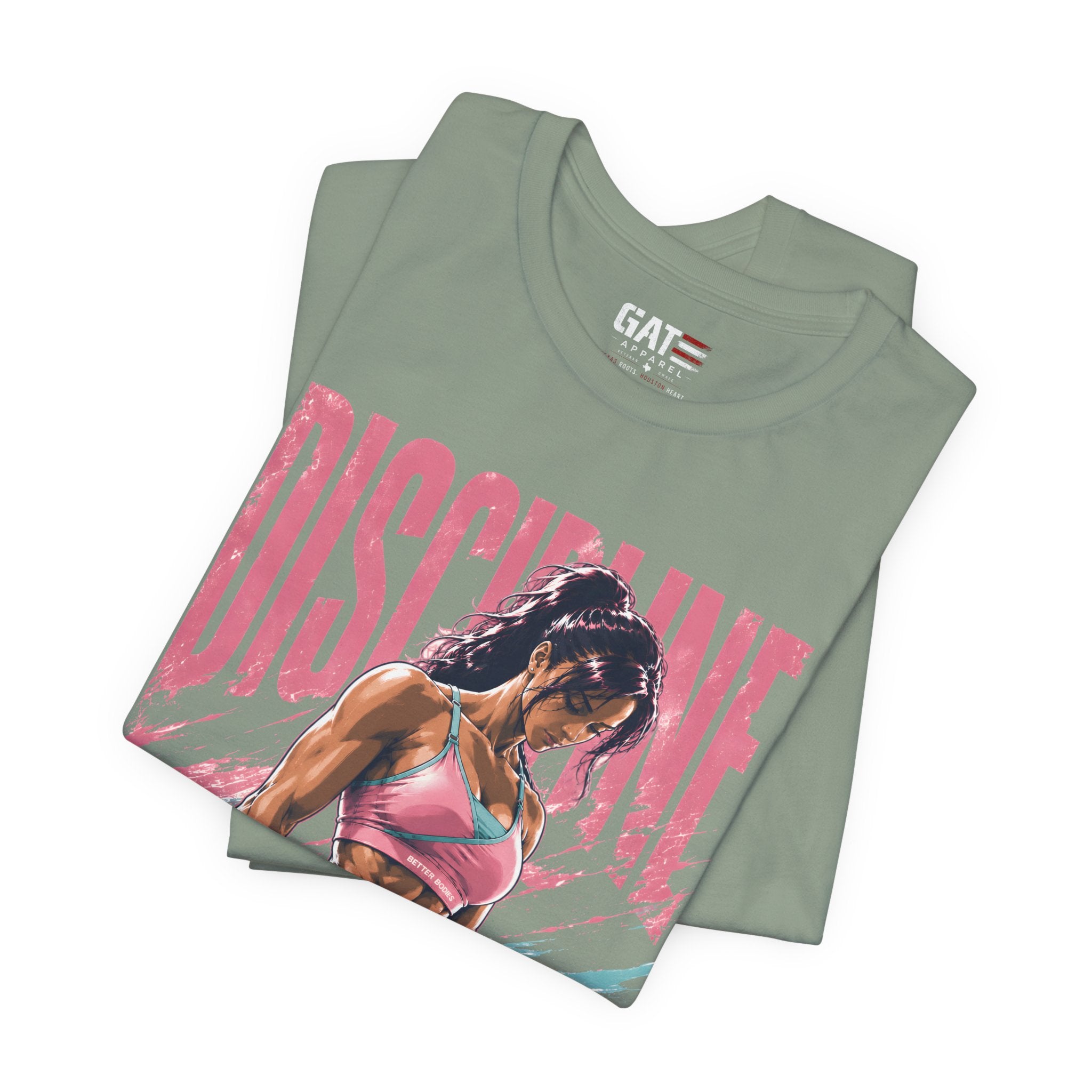 Discipline Looks Good On You Shirt, Women's Gym Shirt, Motivational Workout Tee, Fitness Graphic T Shirt, Cute Gym Apparel, Weightlifting
