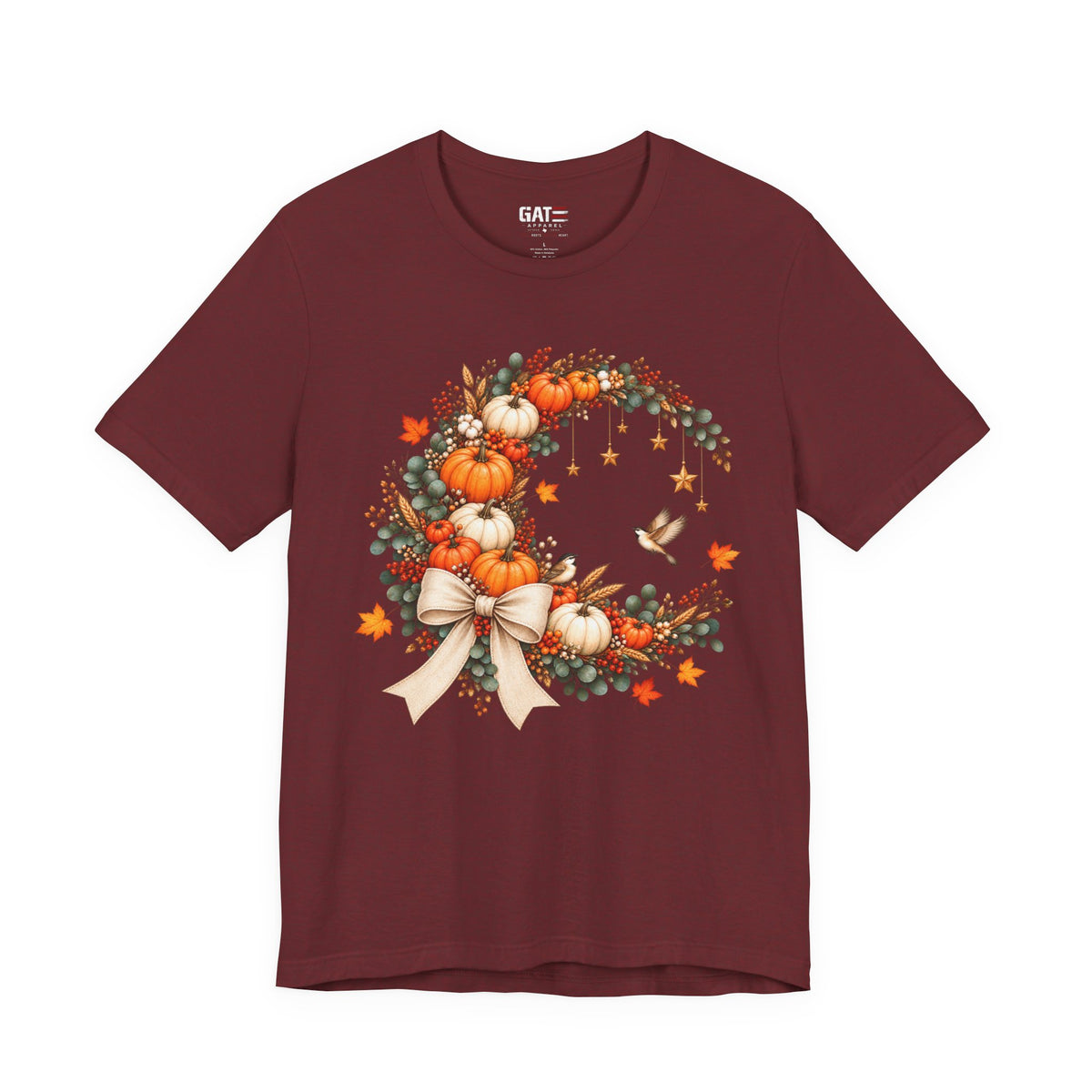 Autumn pumpkin tee alternate view