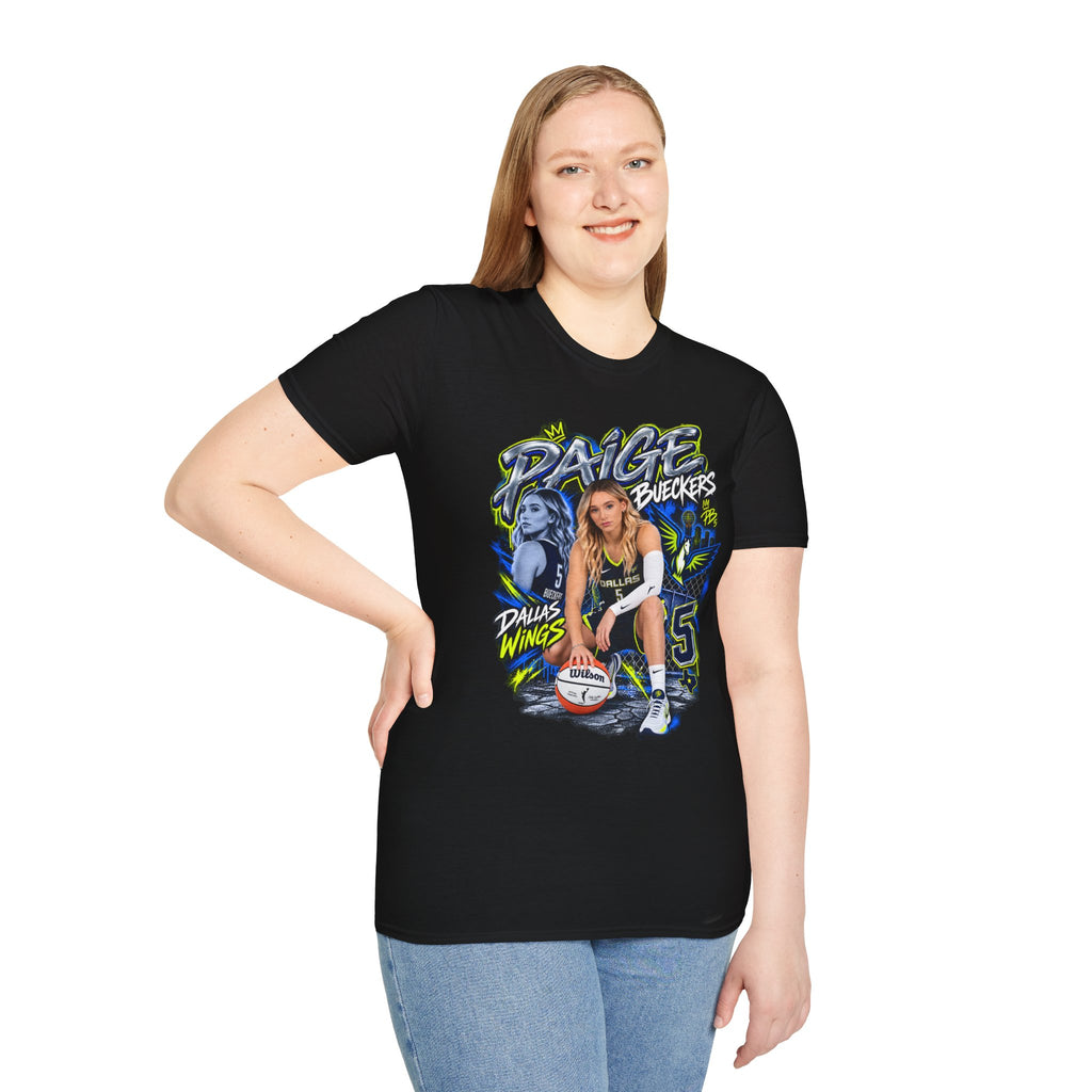 Paige Bueckers Dallas Wings Shirt WNBA Basketball Graphic Tee