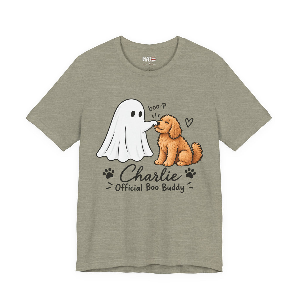Personalized Ghost Boop Dog Shirt – Custom Pet Photo Halloween Tee