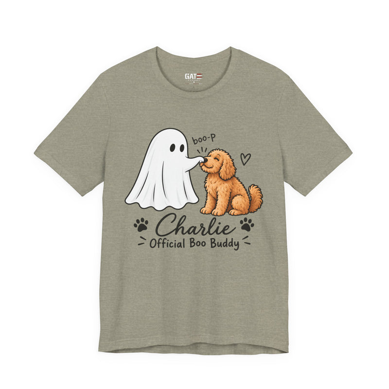 Personalized Ghost Boop Dog Shirt – Custom Pet Photo Halloween Tee