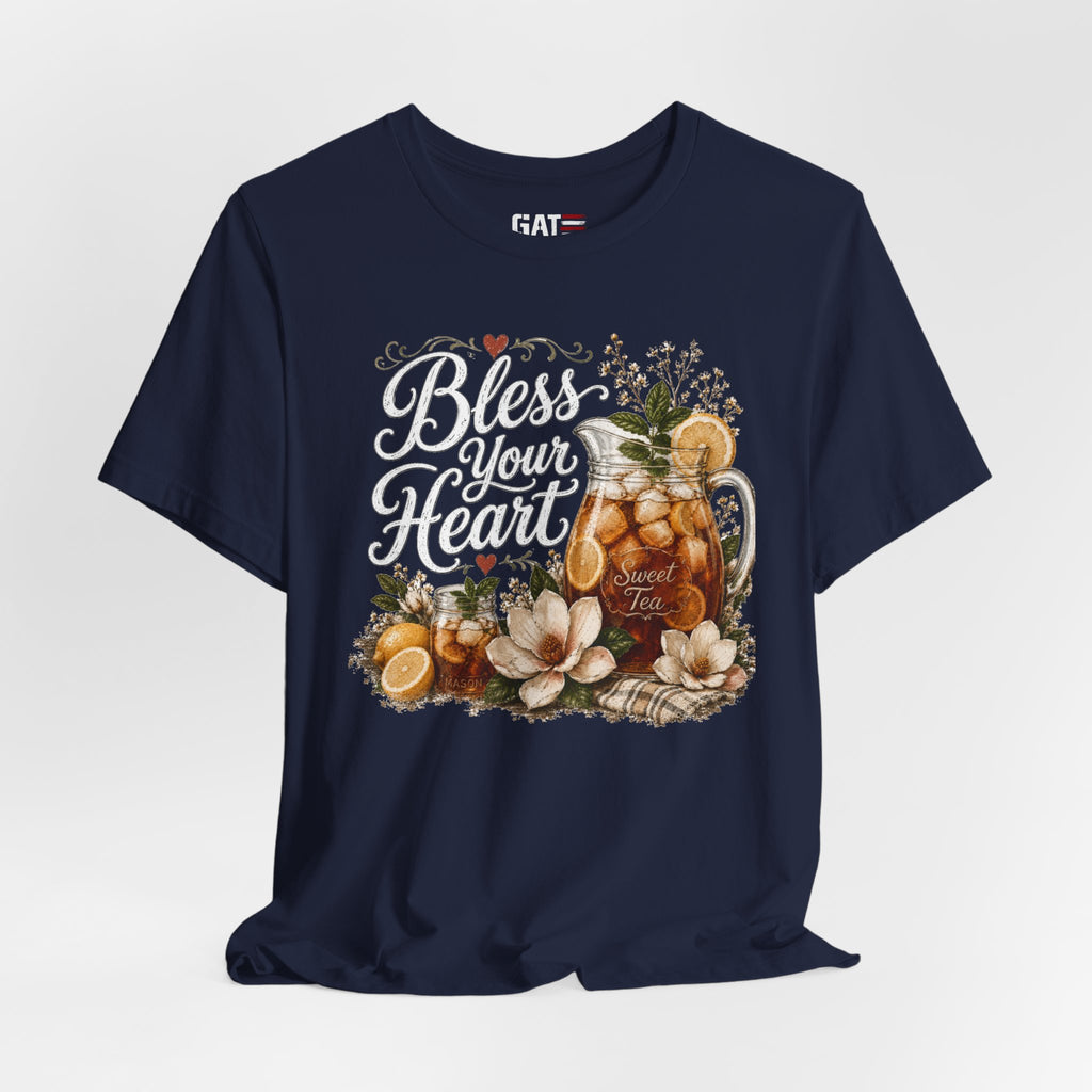 Funny Southern Shirt, Bless Your Heart Tee, Southern Humor Graphic Tee, Magnolia Floral Shirt, Country Girl Gift, Farmhouse Style Tee