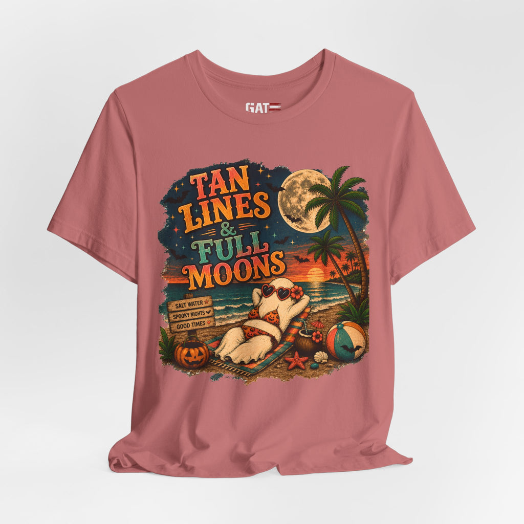 Summerween Shirt, Spooky Beach Shirt, Ghost Beach Tee, Halloween Beach Shirt, Coastal Halloween Tee, Tropical Ghost Shirt