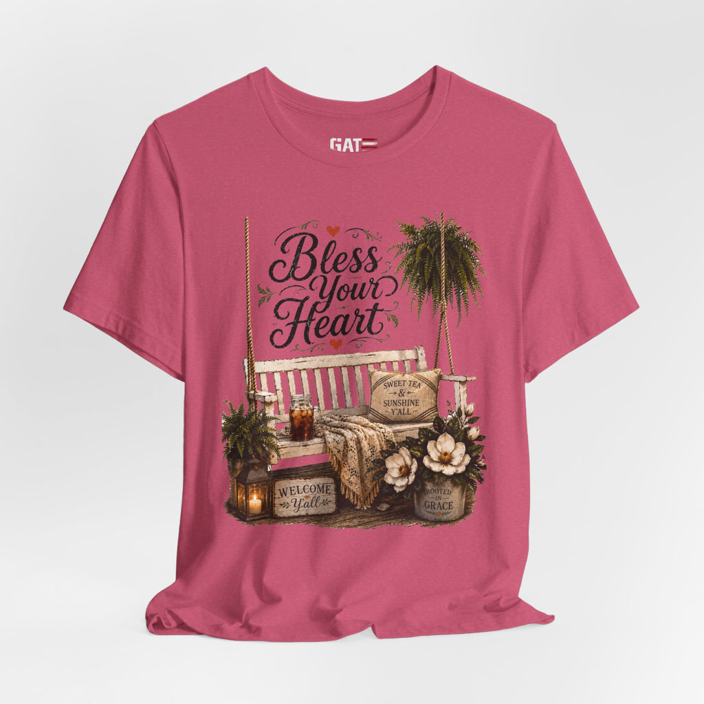 Funny Southern Shirt, Bless Your Heart Tee, Southern Humor Graphic Tee, Magnolia Floral Shirt, Country Girl Gift, Farmhouse Style Tee