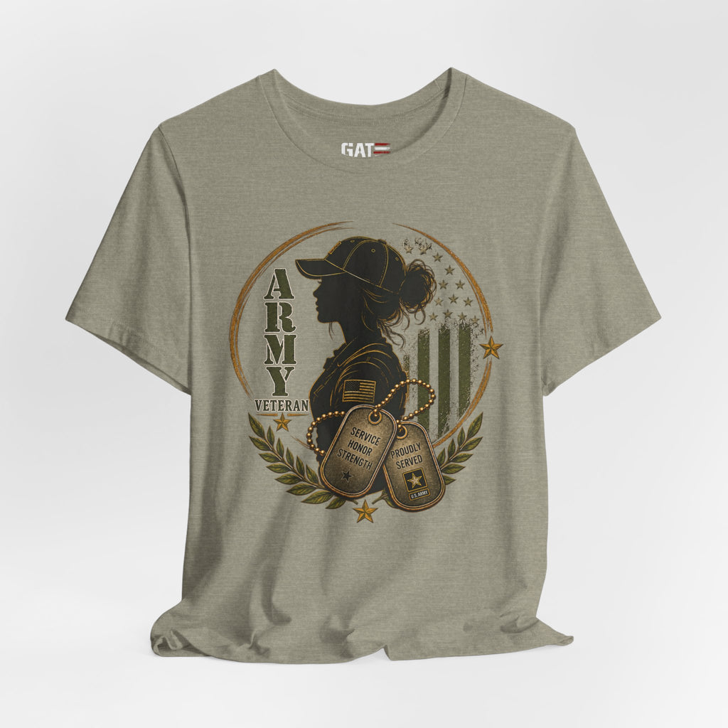 Female Vet Army Veteran Women’s Tee