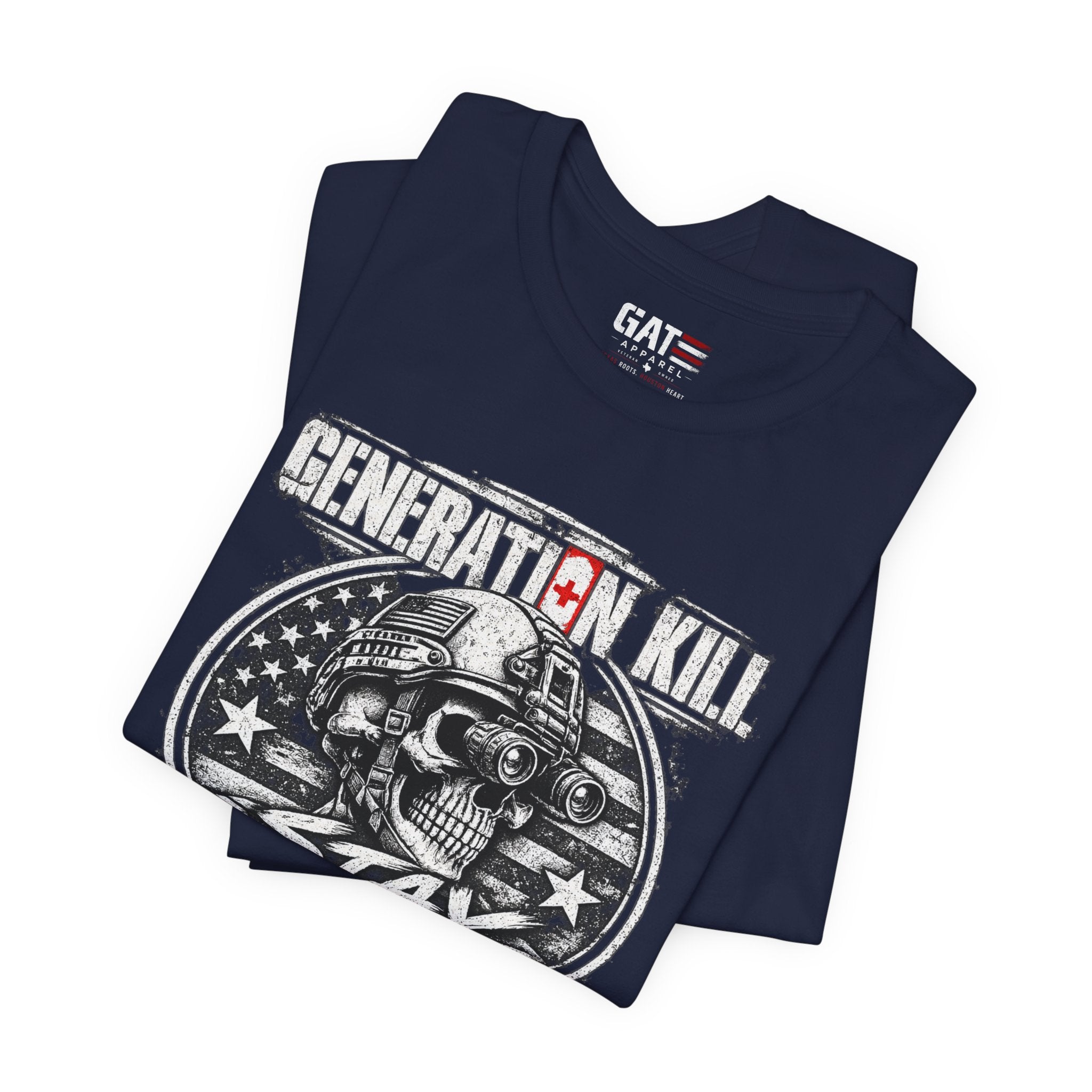 Stay Frosty Skull Tee — Military Veteran Retro Graphic T-Shirt