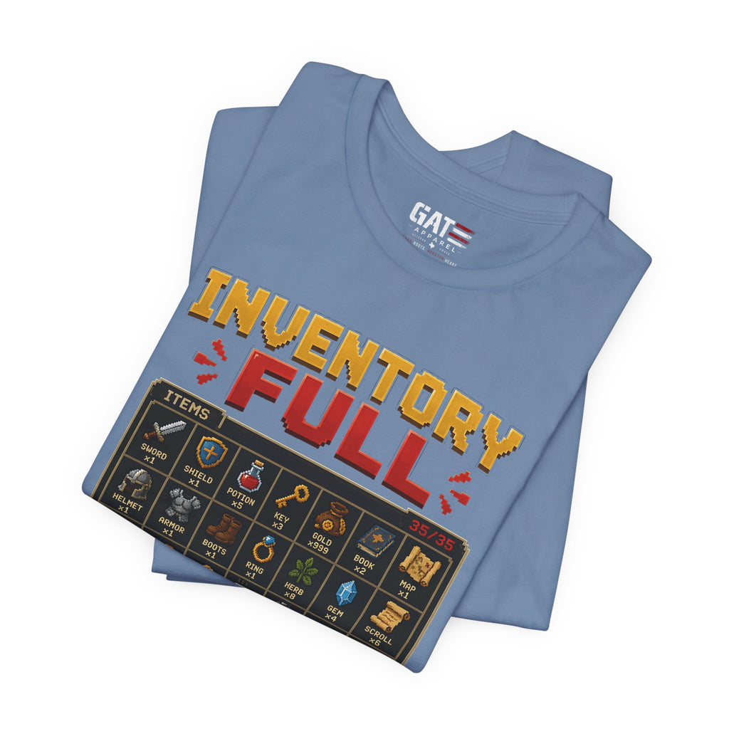 Inventory Full | Retro Gaming Shirt