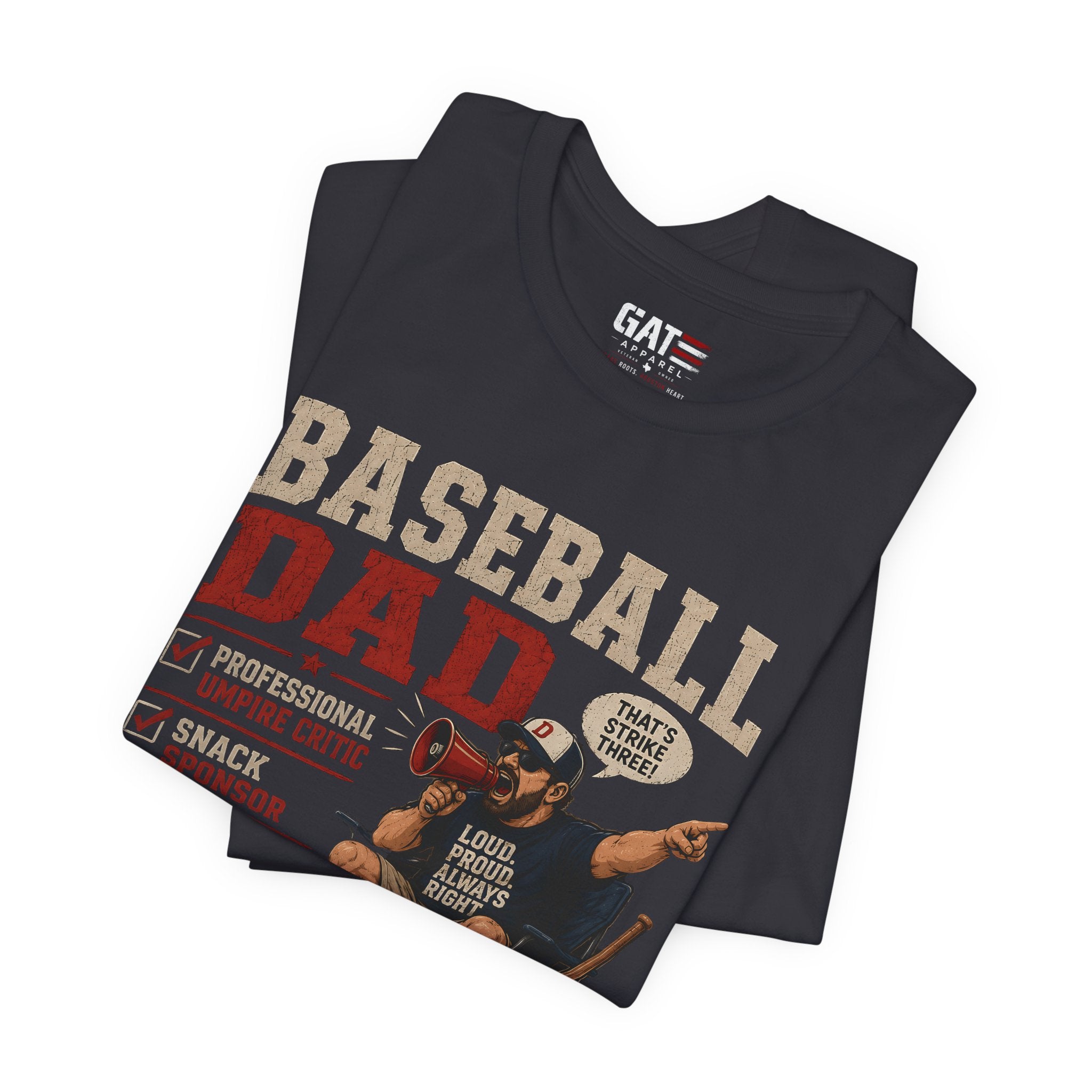 Baseball Dad Shirt, Funny Baseball Dad Gift, Travel Ball Dad Tee, Baseball Parent Shirt, Coach Dad Shirt, Game Day Dad Shirt