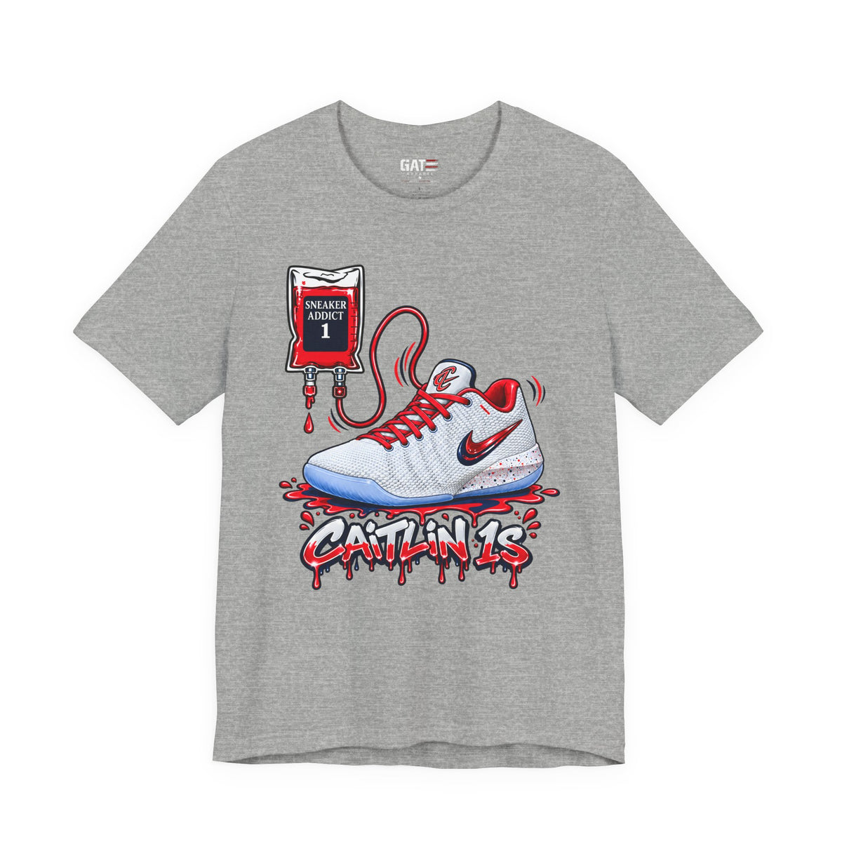 Caitlin Clark Caitlin 1s Addict Whites Sneaker Shirt