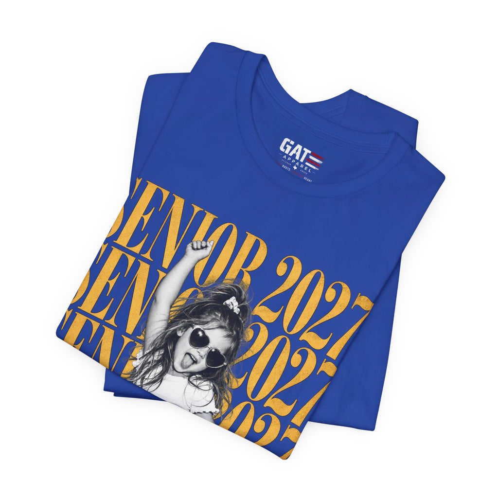 Personalized Senior 2027 Photo Shirt | Graduation Tee
