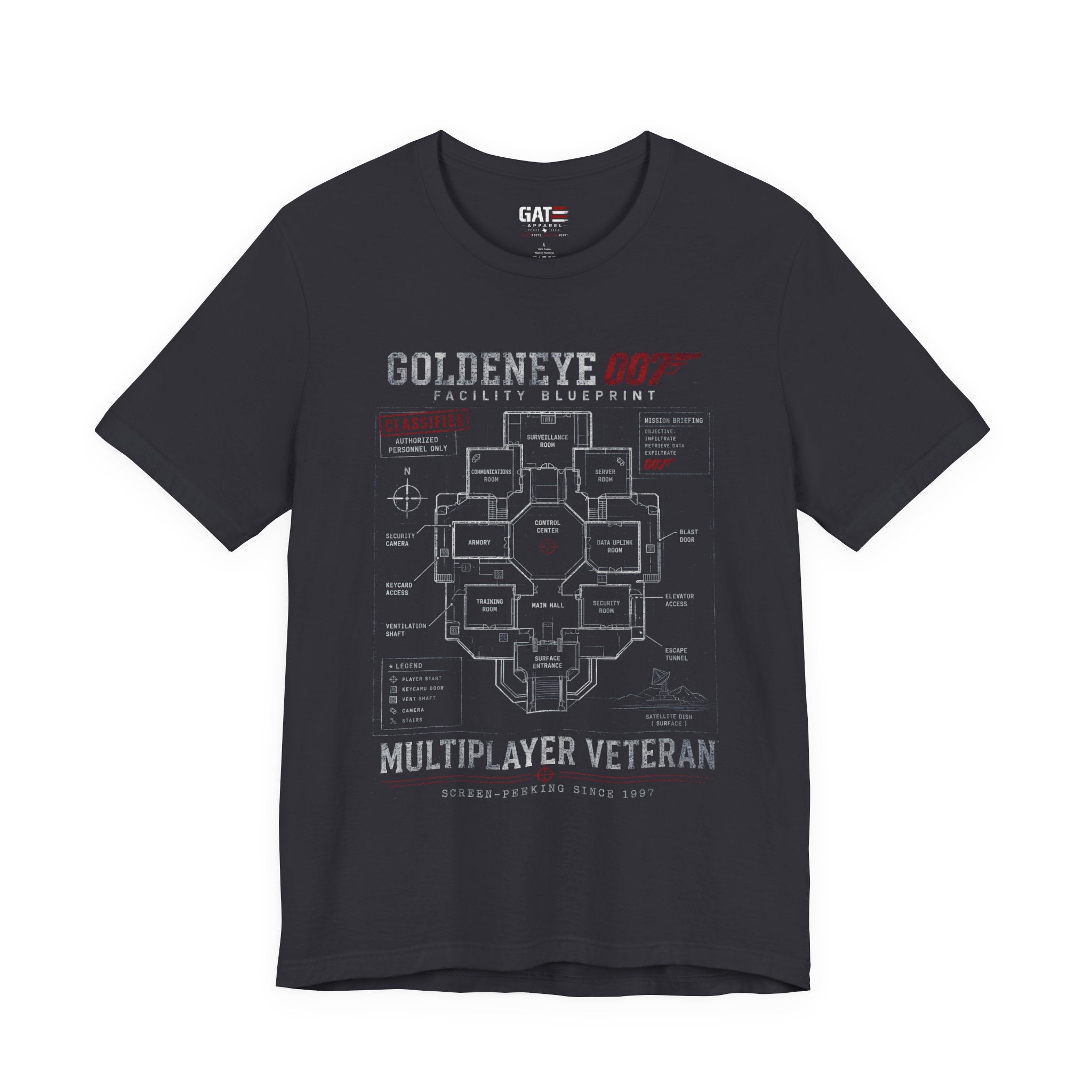 GoldenEye 007 Shirt, Retro Gaming Shirt, N64 Gamer Gift, 90s Gaming Shirt, Father's Day Gift for Him