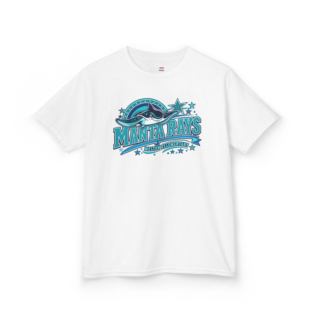 Melton Kids Tee — 'Manta Rays' Ocean Graphic Youth Tee