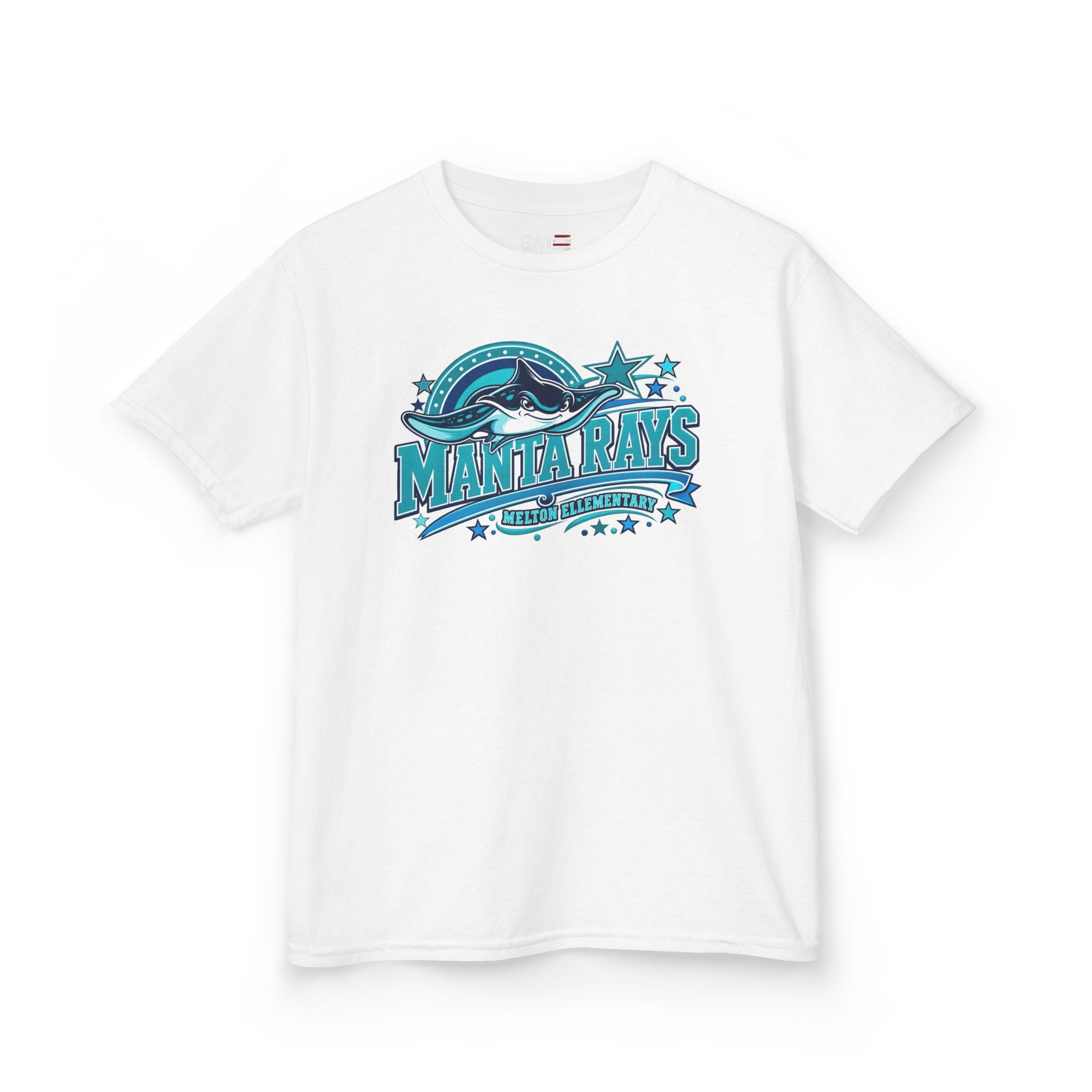 Melton Kids Tee — 'Manta Rays' Ocean Graphic Youth Tee