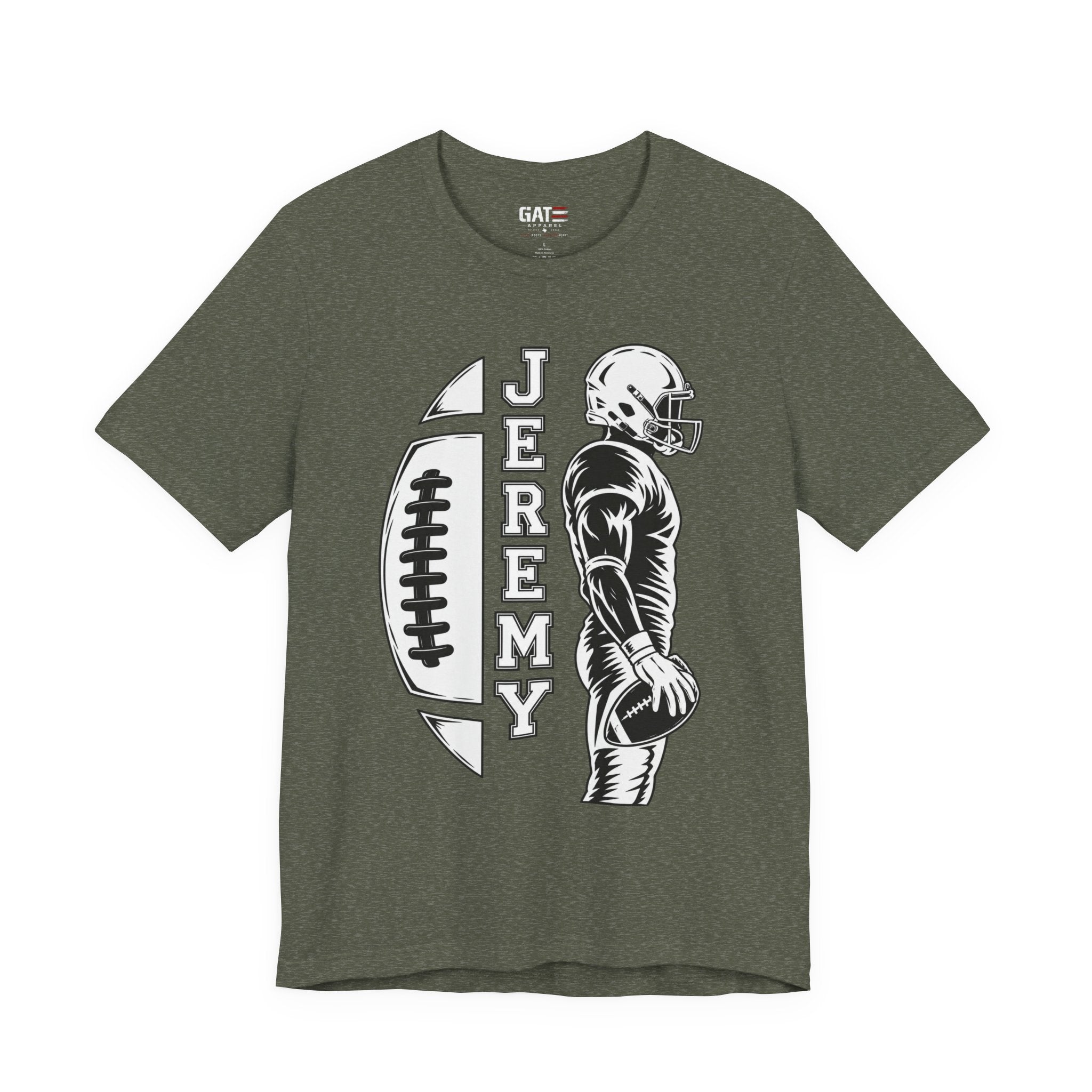 Football Mom Personalized Shirt Custom Player Name Number Game Day Tee