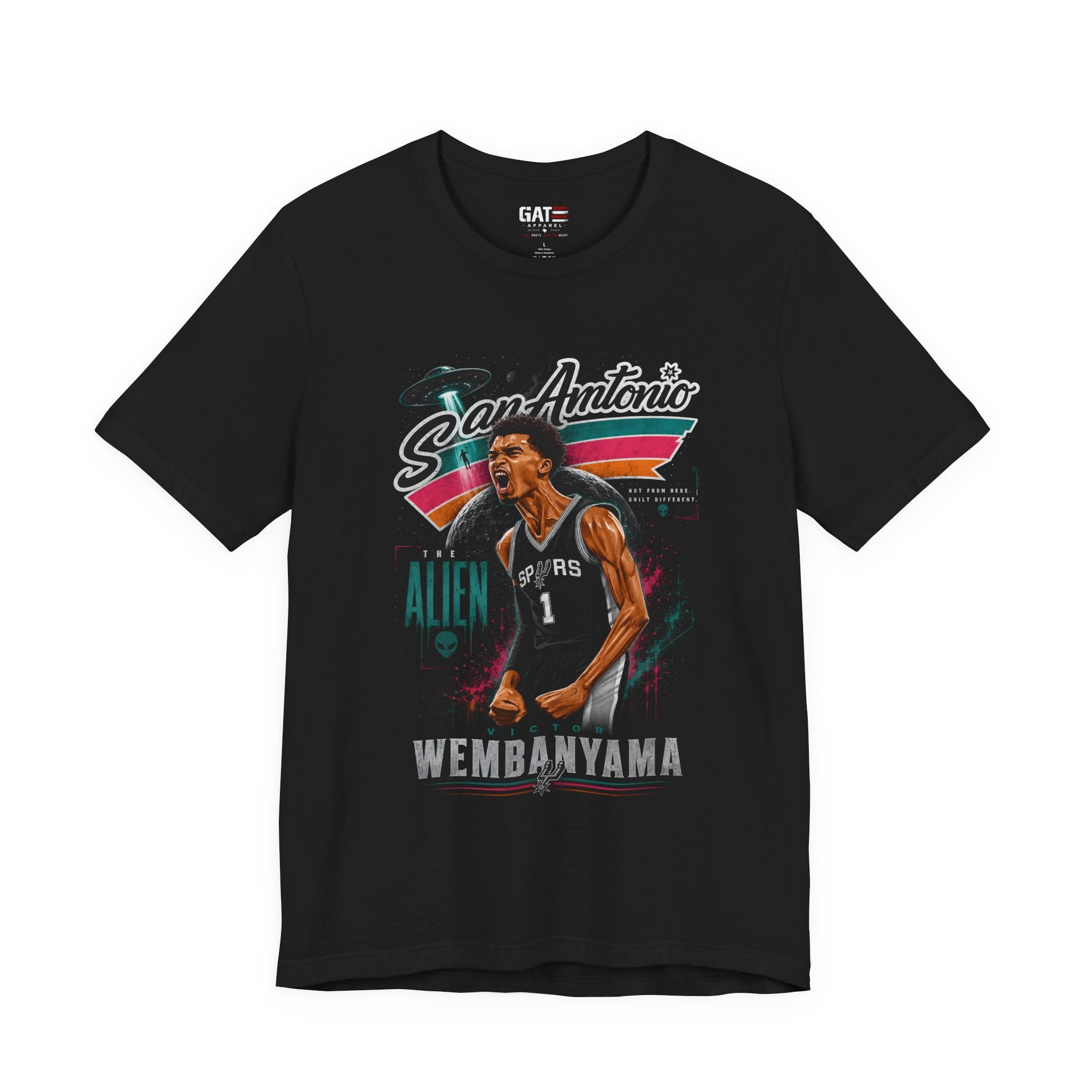 Victor Wembanyama San Antonio Spurs Tee | Alien Icon Basketball Shirt