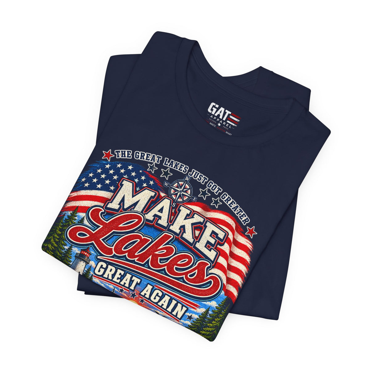 Make Lakes Great Again Shirt | Lake America Patriotic Tee