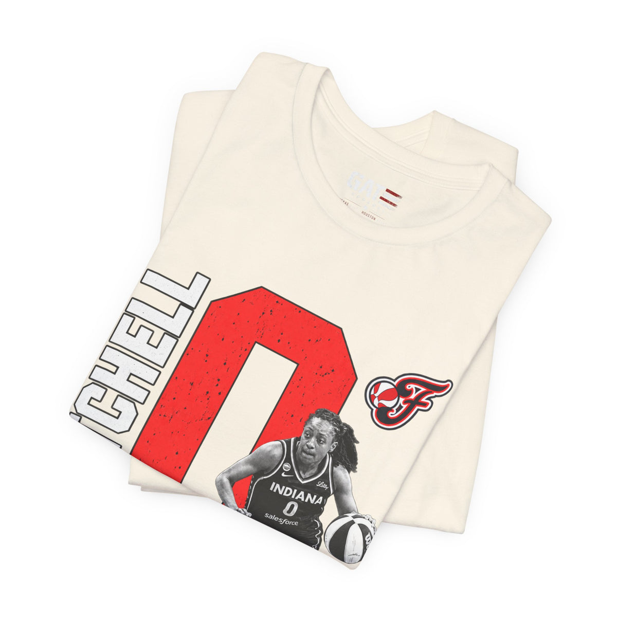 Kelsey Mitchell Shirt | Indiana Fever WNBA Basketball Tee