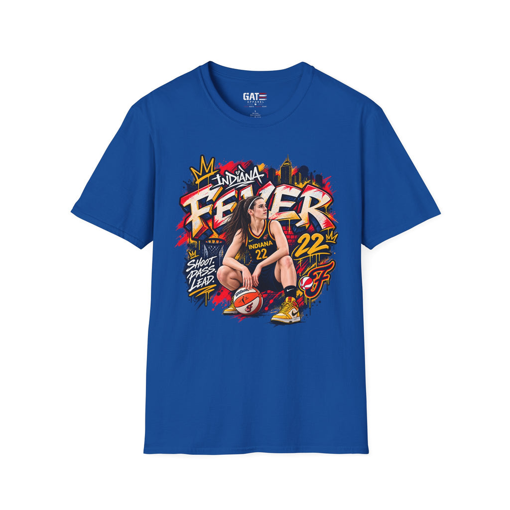 Caitlin Clark Indiana Fever WNBA Basketball Graphic T Shirt Women's Fan Tee