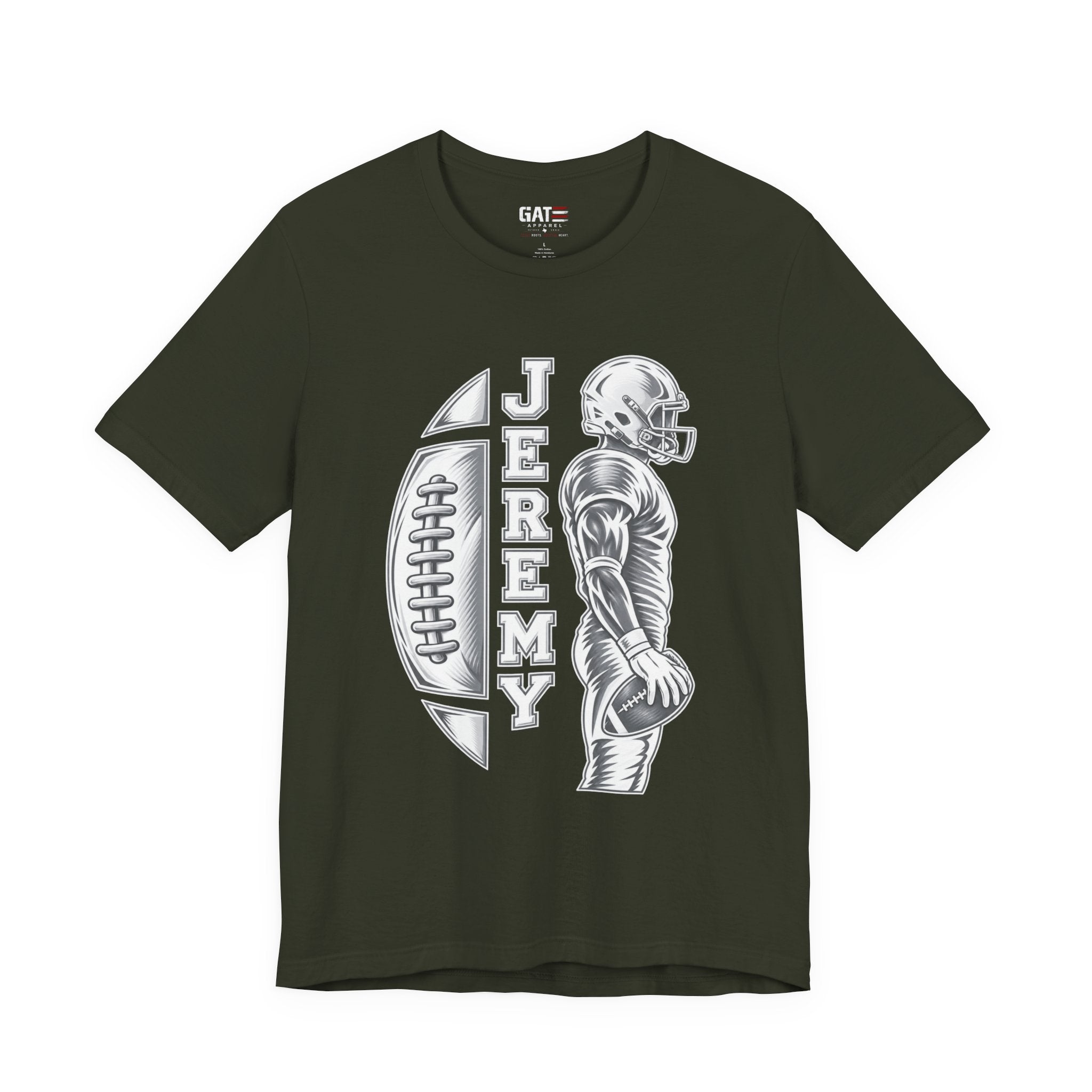 Football Mom Personalized Shirt Custom Player Name Number Game Day Tee