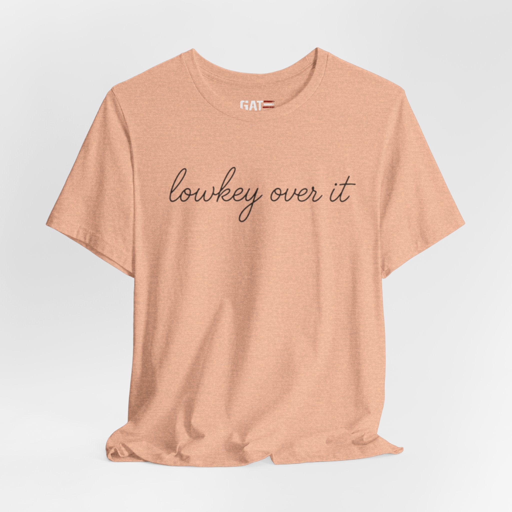 Lowkey Over It Shirt, Funny Gen Z Shirt, Introvert Tee, Trendy Aesthetic Shirt, Sarcastic Graphic Tee Gift