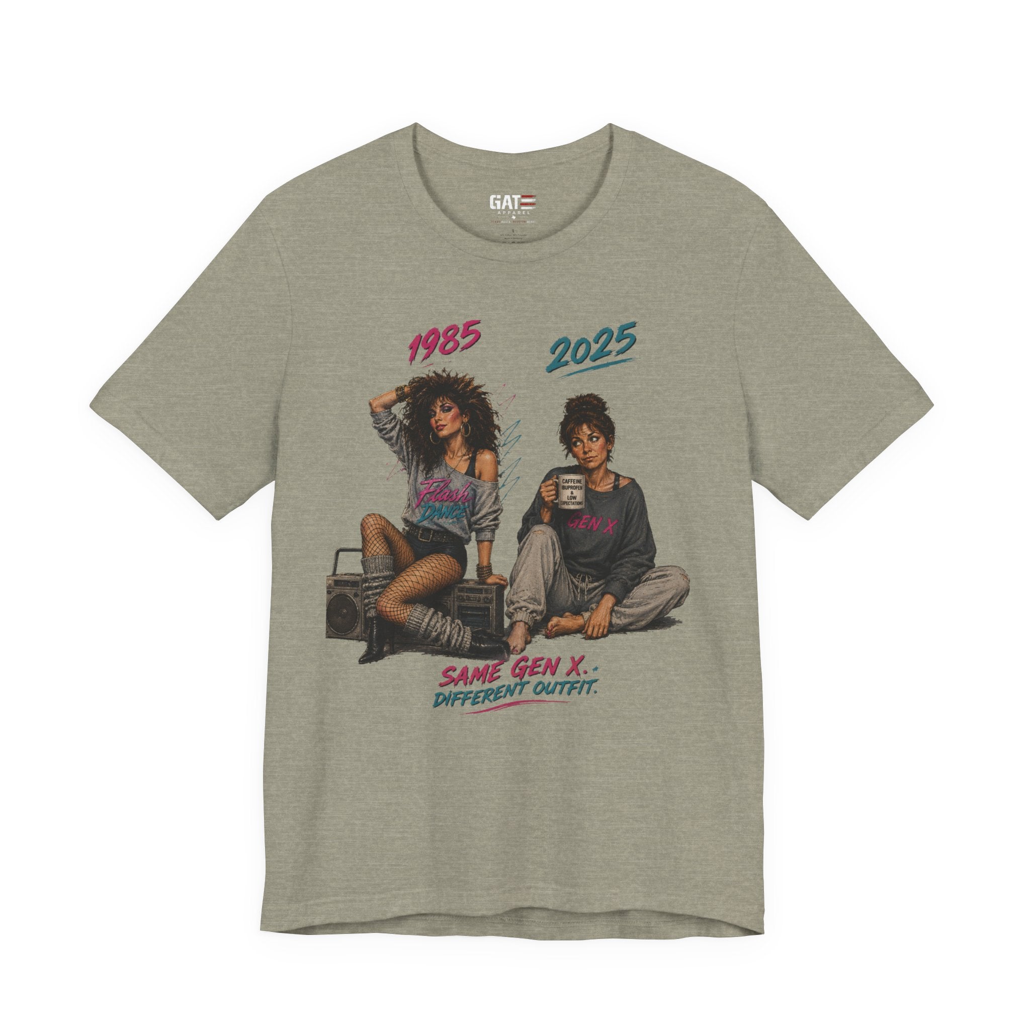 Retro 80s Vibes Tee — "1985 2023 Same Deal?" Graphic T-Shirt