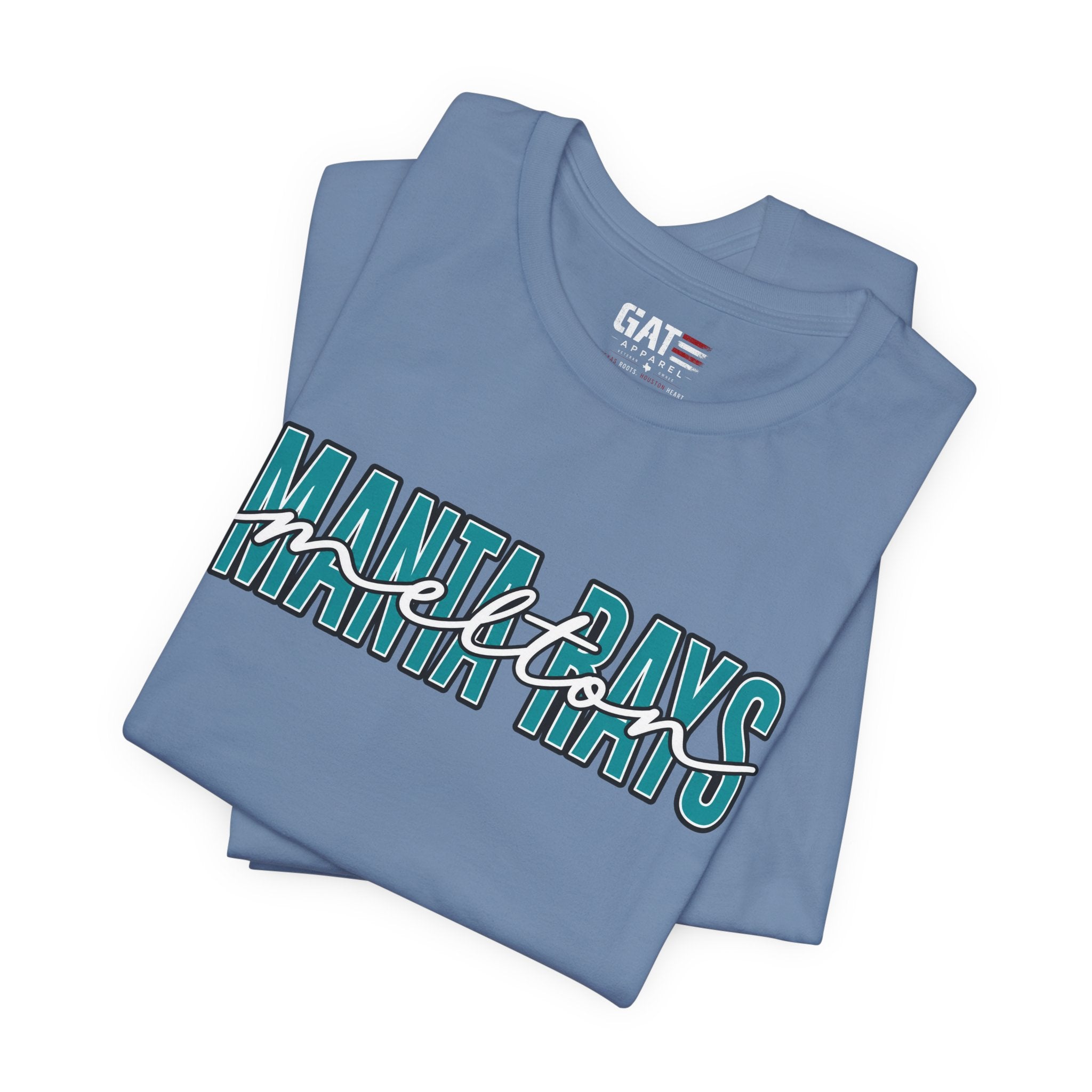 Melton Elementary Script Tee Teal