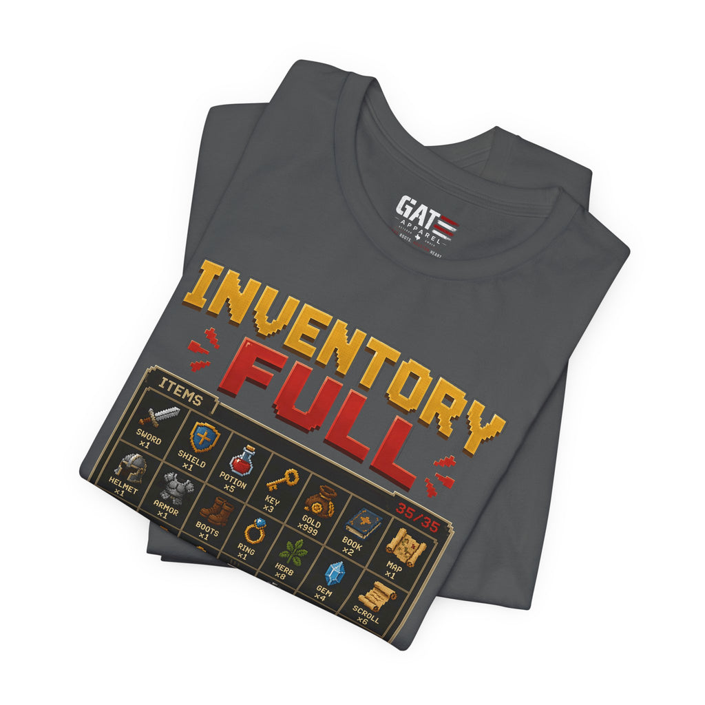 Inventory Full | Retro Gaming Shirt