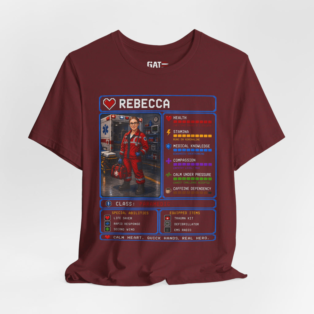 Custom Paramedic RPG Character Shirt | Personalized EMT Gift
