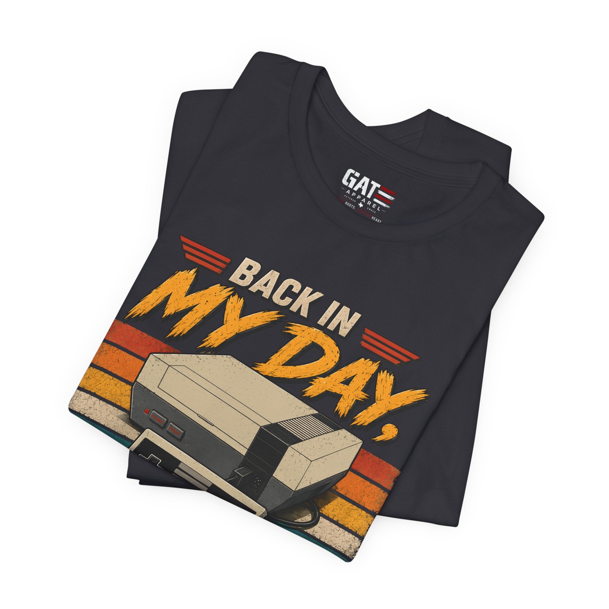 Funny Retro Gamer Shirt, Back In My Day We Didn't Have A Save Option, Vintage Gaming T Shirt, Old School Gamer Gift, Video Game Tee