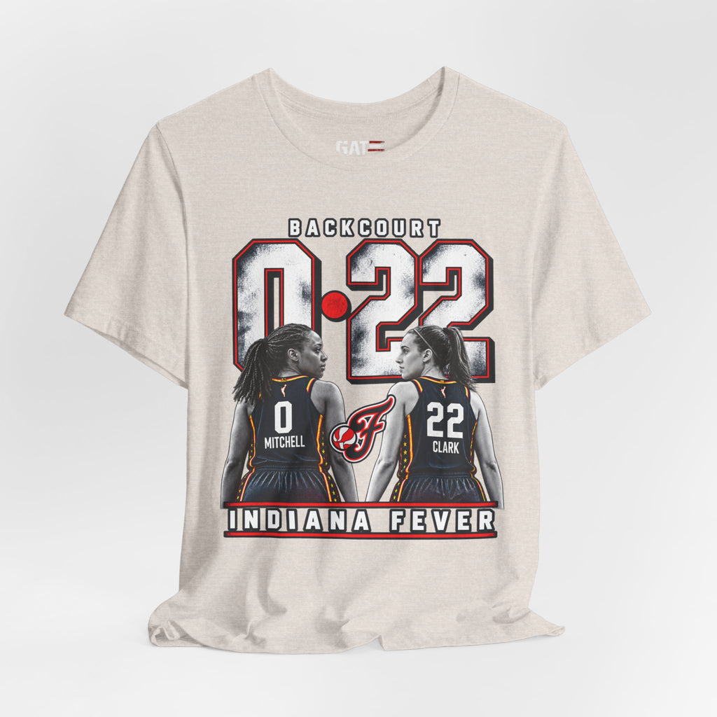 Caitlin Clark & Kelsey Mitchell Backcourt Shirt | Indiana Fever WNBA