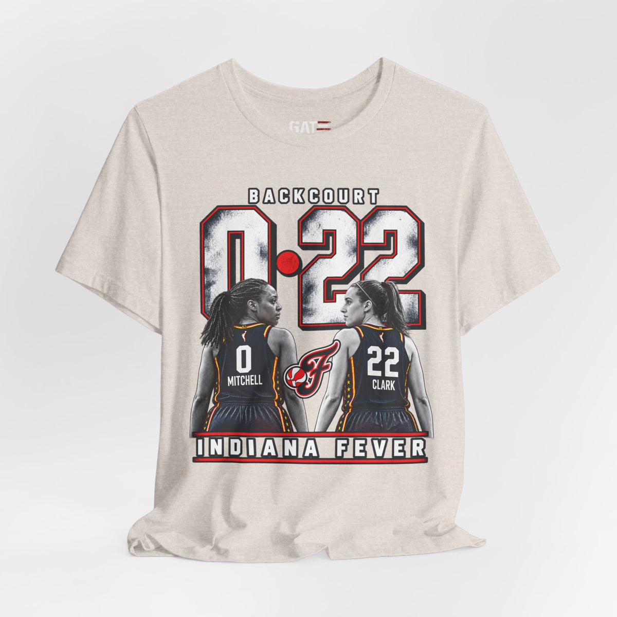 Caitlin Clark & Kelsey Mitchell Backcourt Shirt | Indiana Fever WNBA