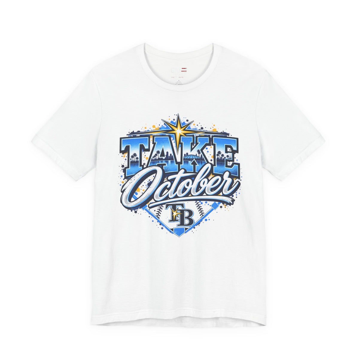 Tampa Bay Rays Take October Baseball Fan Tee - product image 2