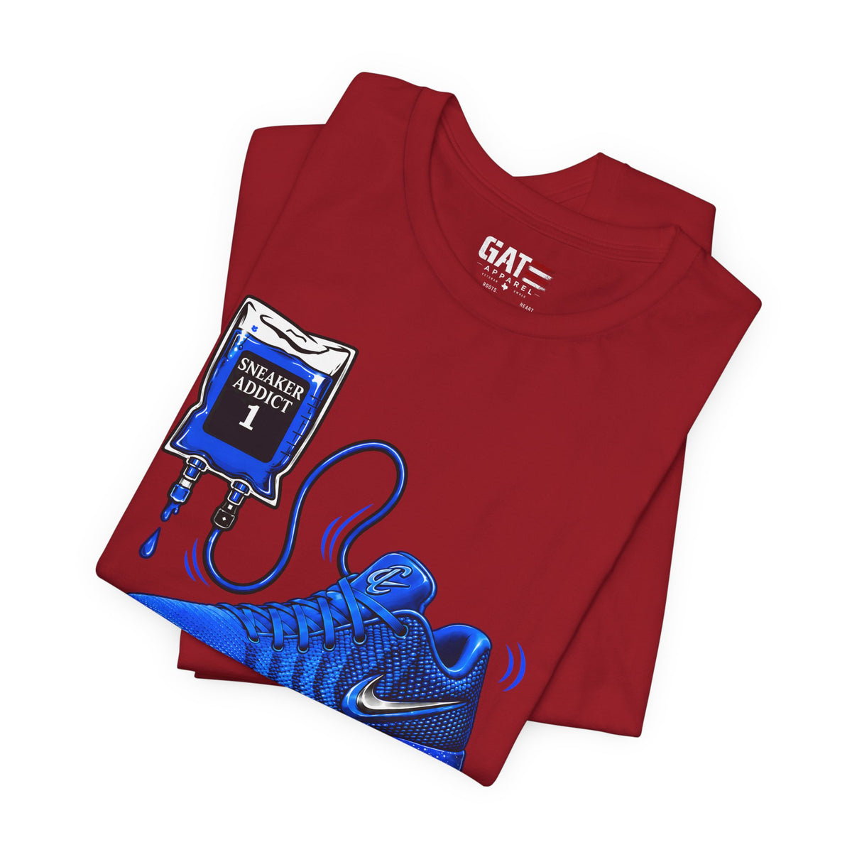 Caitlin Clark Caitlin 1s Addict Blue Sneaker Shirt