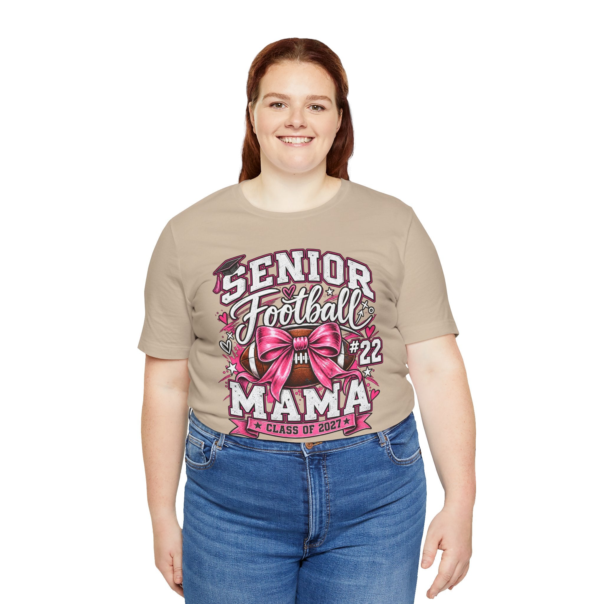 Football Mom Personalized Shirt Custom Player Name Number Helmet Game Day Tee