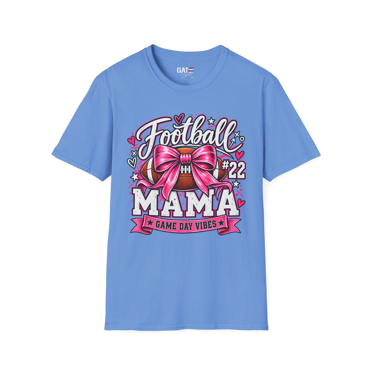 Personalized Football Mom Player Shirt | Custom Name & Number